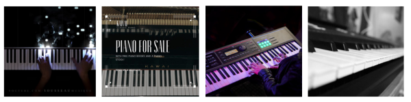 Fender Rhodes, Hohner Clavinet,

and Wurlitzer EP200